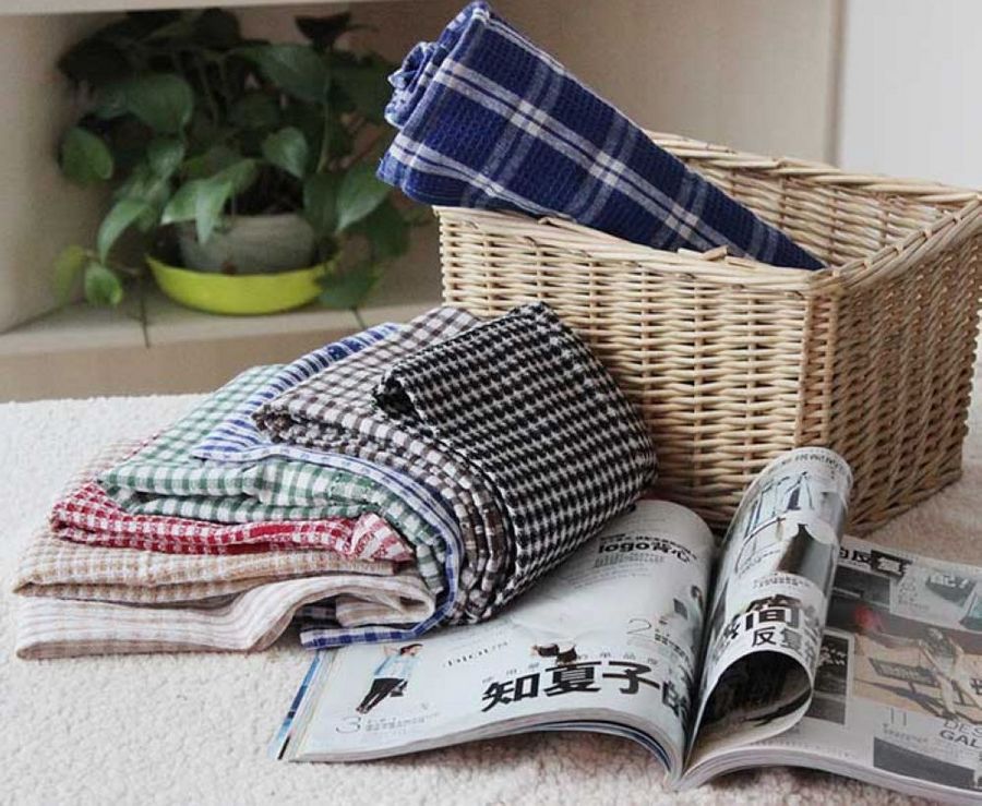 Waffle kitchen towel