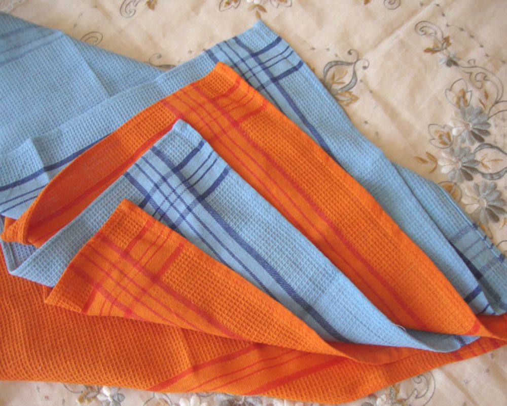 Waffle kitchen towel