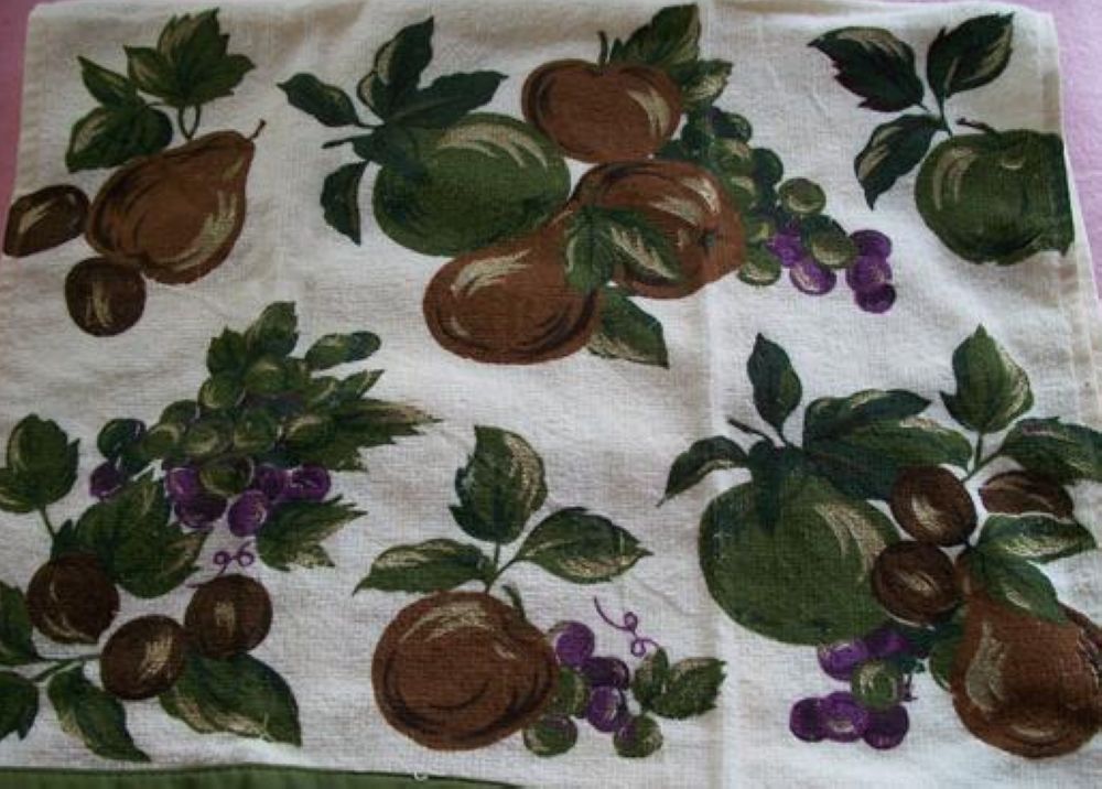 Velour kitchen towel