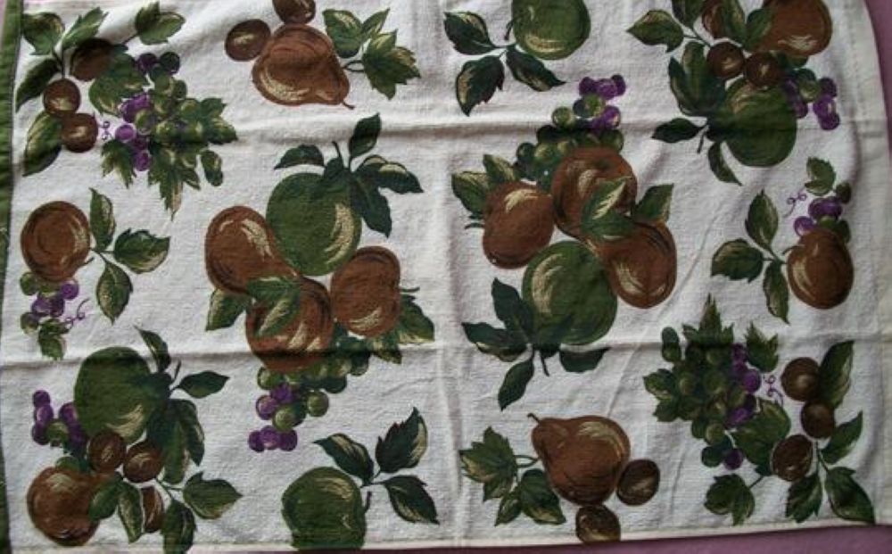 Velour kitchen towel