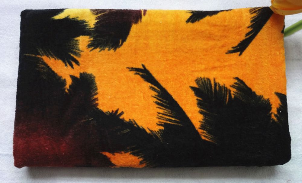 Velour beach towel