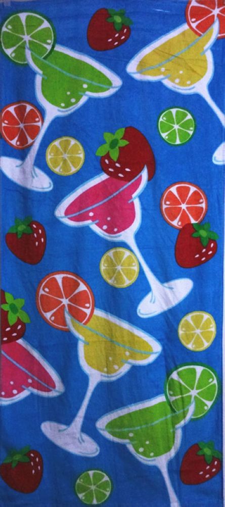 Velour beach towel