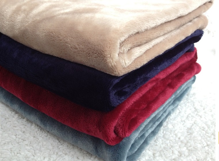 polyester Polar Fleece Flannel Blanket