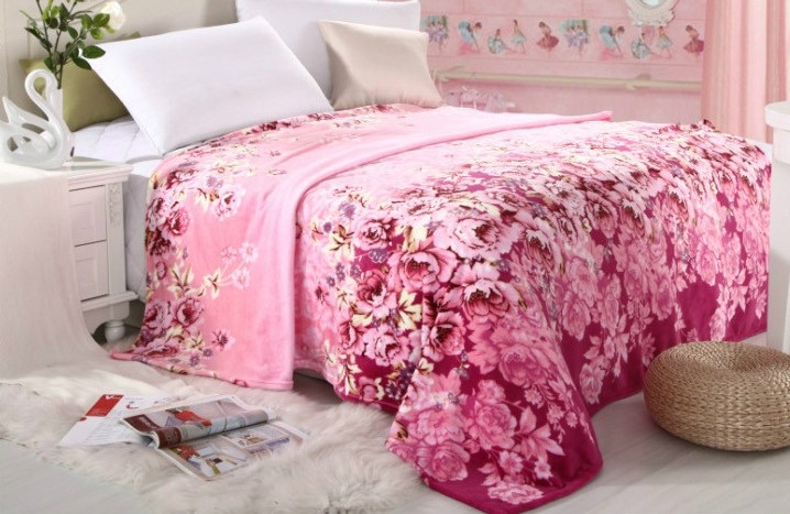 polyester printed Flannel Blanket