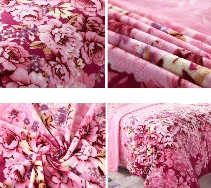 polyester printed Flannel Blanket
