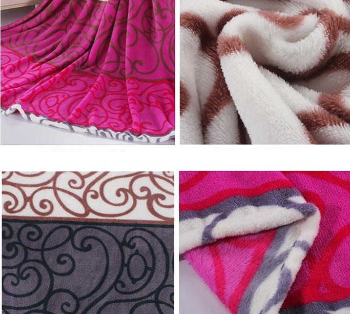 polyester printed Flannel Blanket