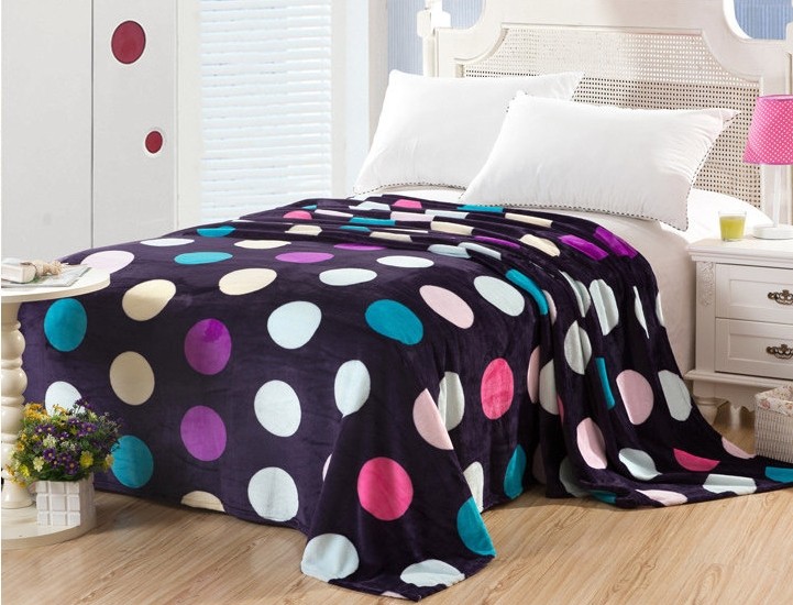 polyester printed Flannel Blanket