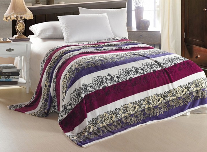 polyester printed Flannel Blanket