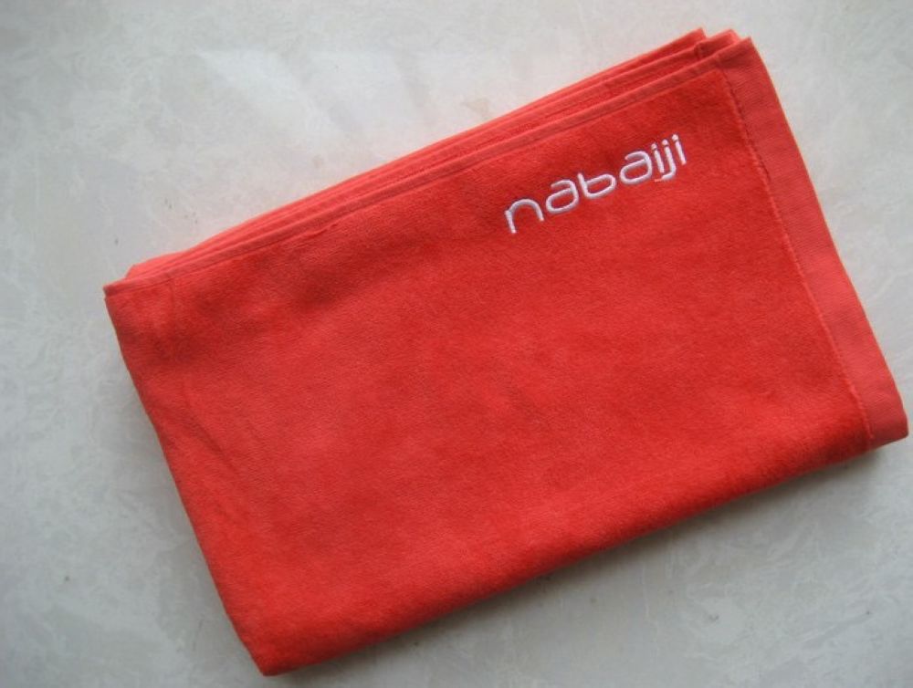 cotton velour sport towel