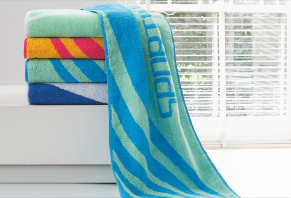 Terry Jacquard sport towel