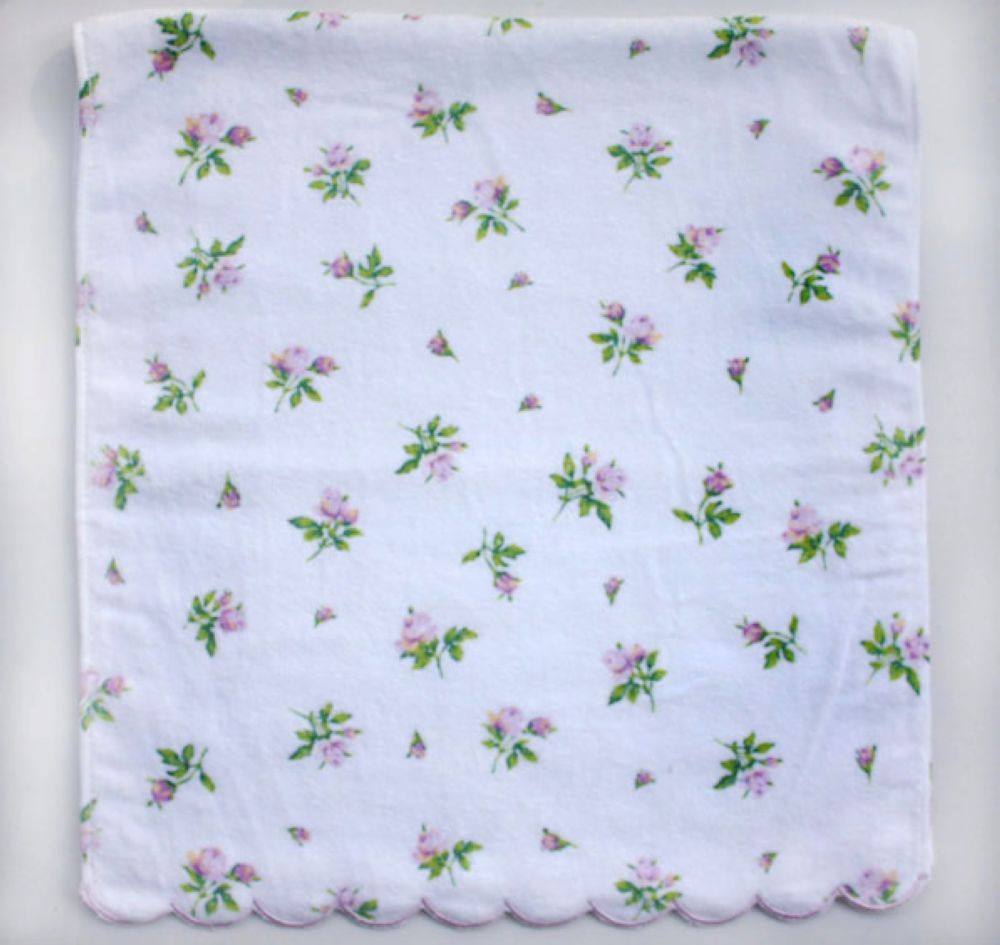 cotton reactive printed face towel