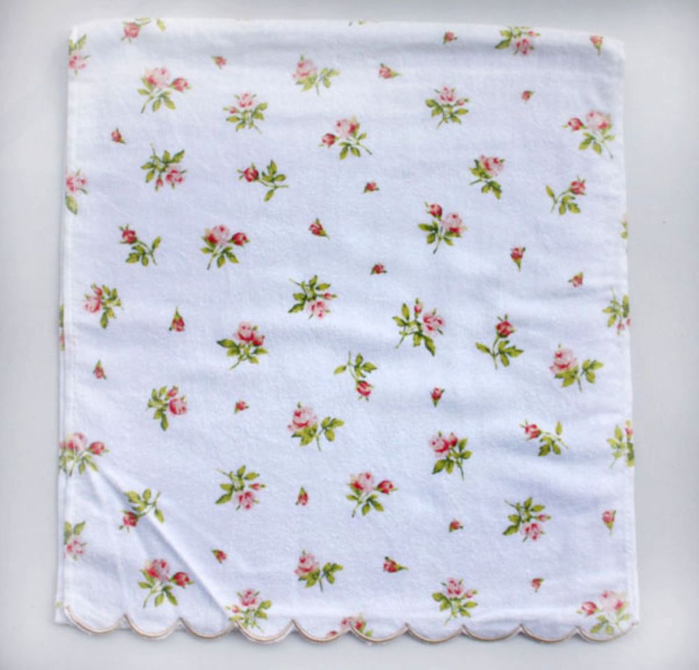 cotton reactive printed face towel