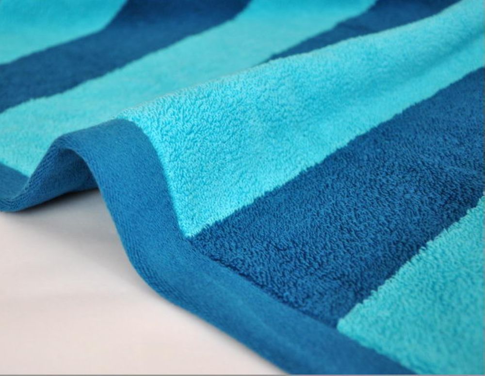 Yarn dyed bath towel