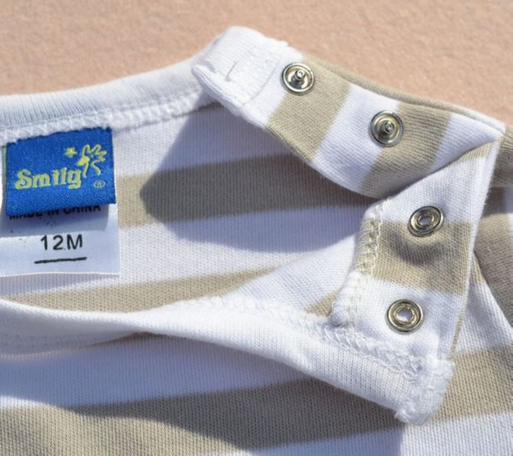 Children Snap crotch one piece T-shirt