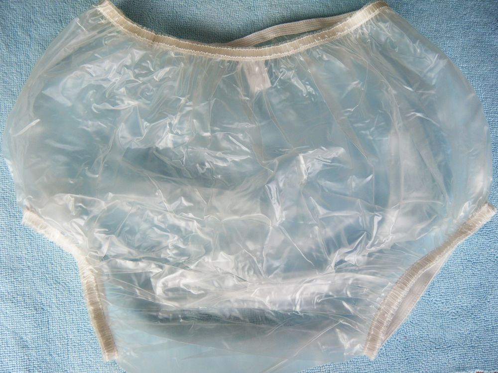 White adult PVC pant